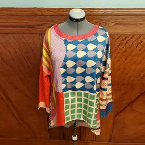 Colorful Lightweight Summer Print Tunic